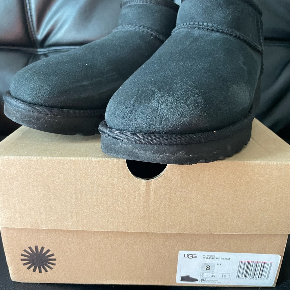 UGG Black Ankle Boots